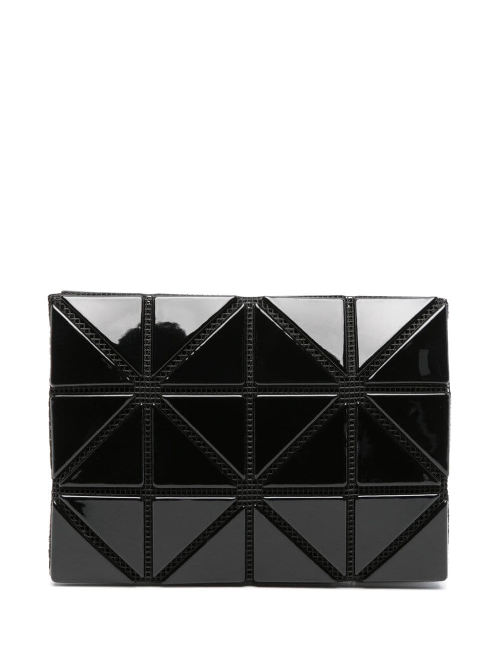 Shop Bao Bao Issey Miyake Geometric-panelled Cardholder In Black