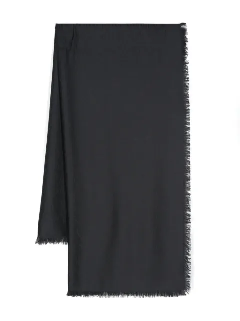 Saint Laurent mascada con logo en jacquard