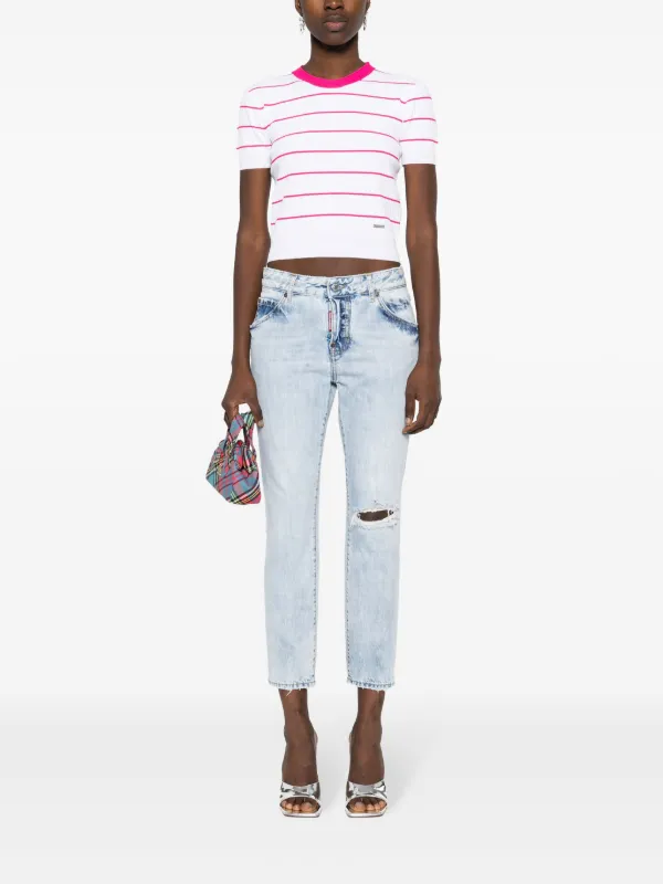DSQUARED2 Cool Girl slim-fit Jeans | Blue | FARFETCH JO
