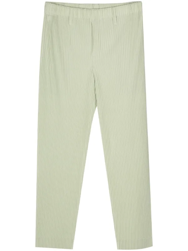 Homme Plissé Issey Miyake Pleated Tailored Straight Leg