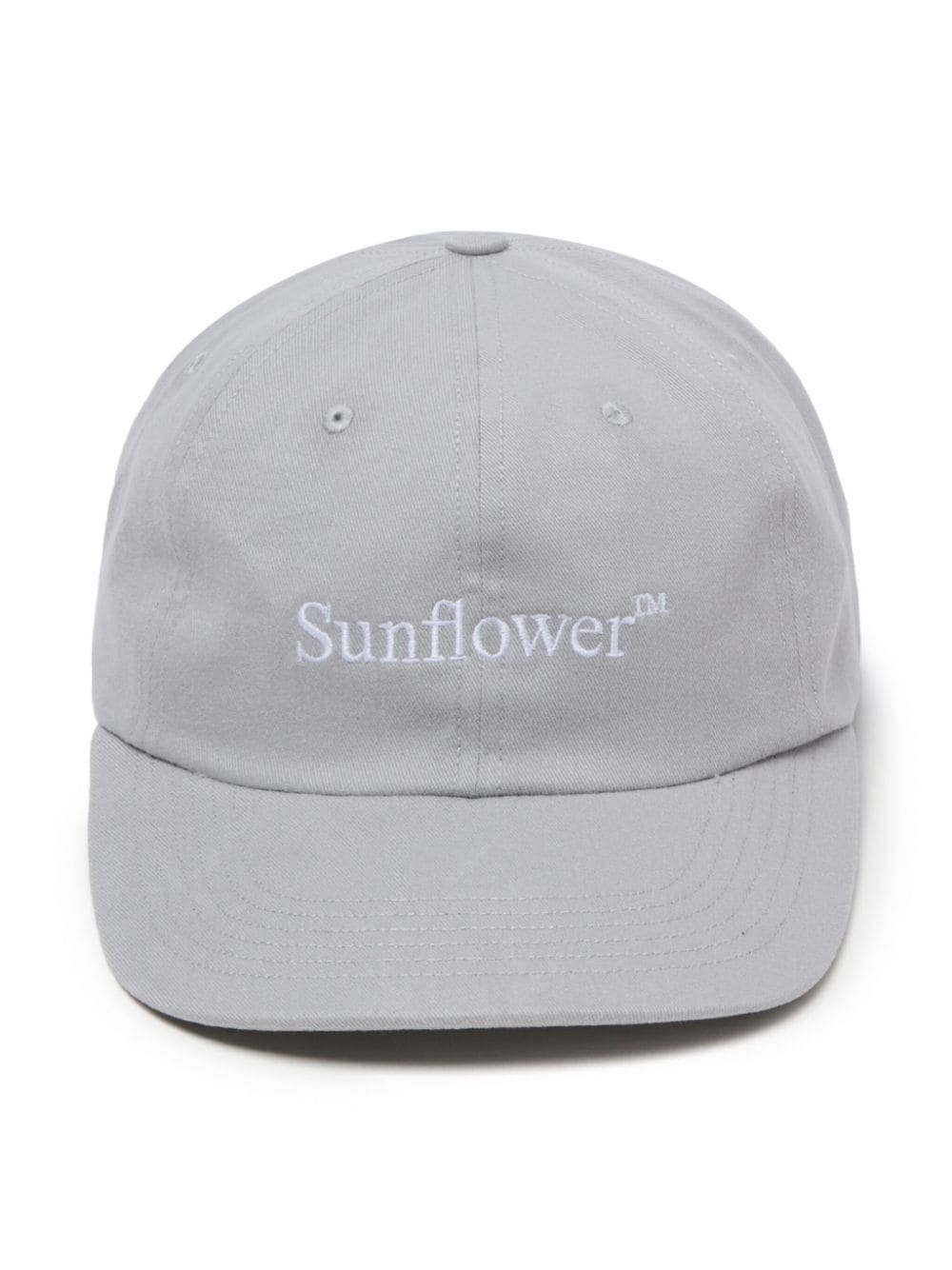 Shop Sunflower Logo-embroidered Cotton Cap In Grey