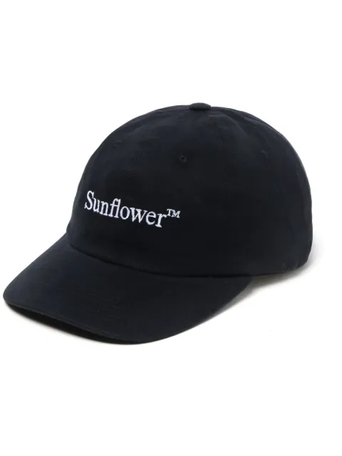 Sunflower logo-embroidered cotton cap