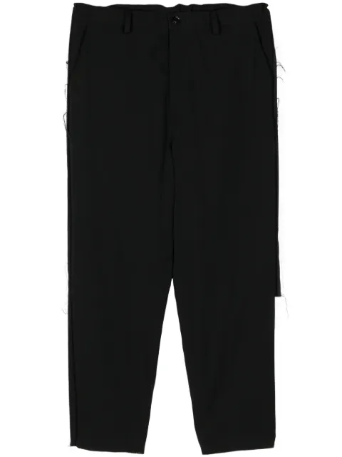 Y's raw-cut tapered trousers