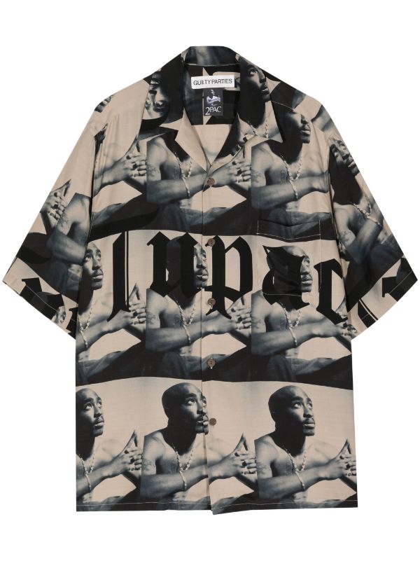 WACKO MARIA x TUPAC photographic-print Shirt - Farfetch