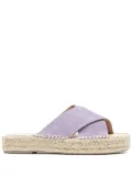 Manebi Hamptons suede espadrilles - Purple