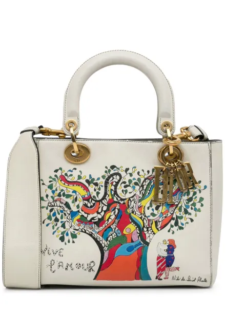 Christian Dior Pre-Owned tote Niki de Saint Phalle Lady Dior mediana 2018