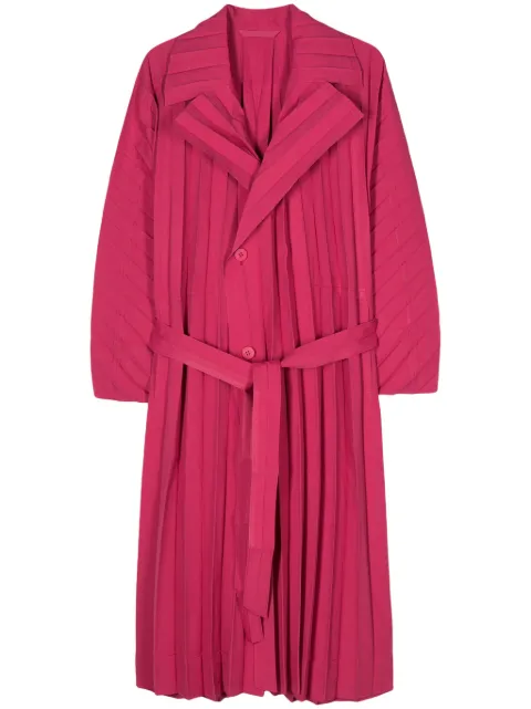 Homme Plissé Issey Miyake Edge Light coat 