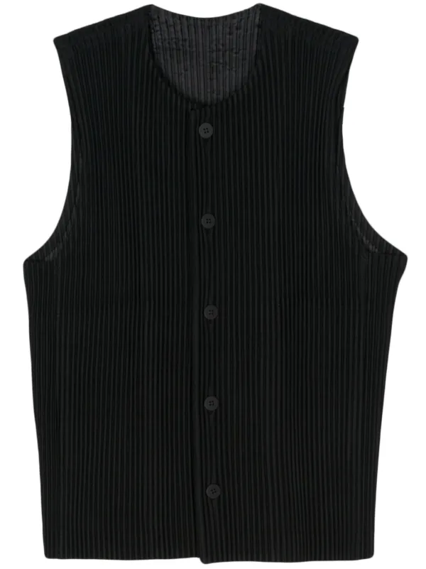 【再入荷！】 Homme Plissé ベスト 1 Pleats Tailored Miyake Issey トップス