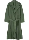 Homme Plissé Issey Miyake Edge Light coat - Green