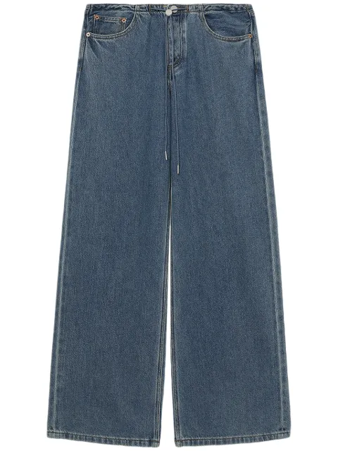 Still Here high-rise wide-leg jeans 