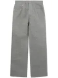 Maison Margiela adjustable-strap wide-leg jeans - Grey