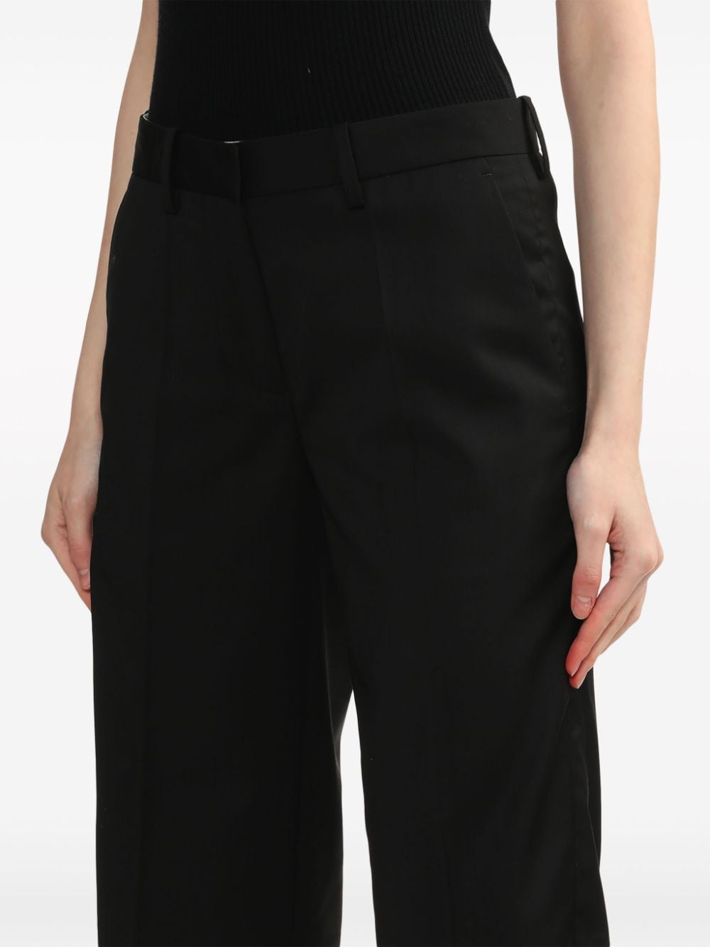 Shop Helmut Lang Pleat-detail Tailored Shorts In Black