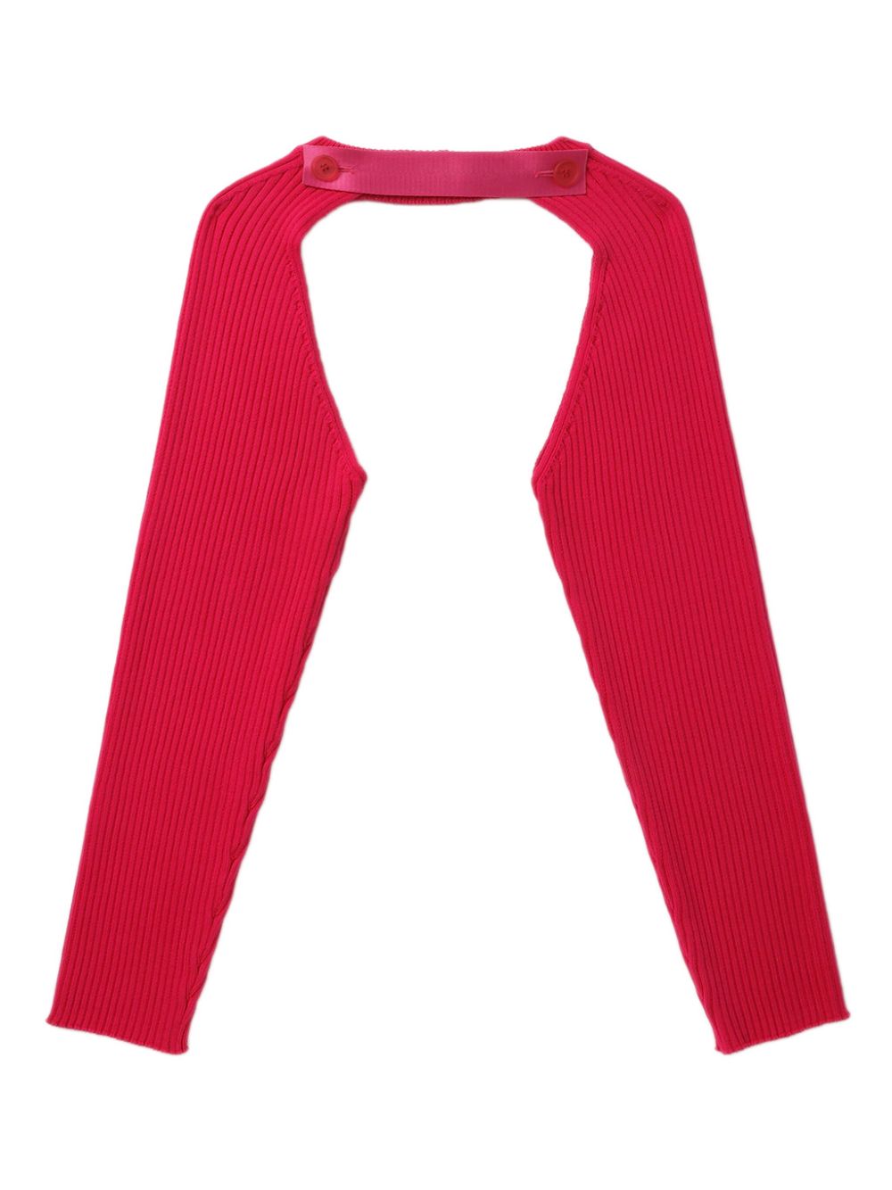 Coperni cut-out ribbed-knit jumper Women