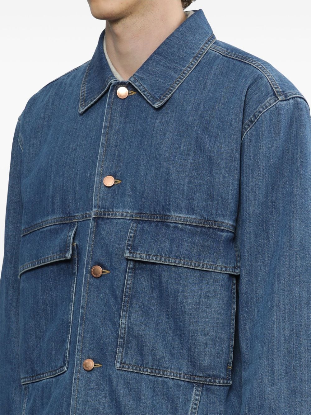 Shop A Kind Of Guise Dragan Denim Jacket In Blue