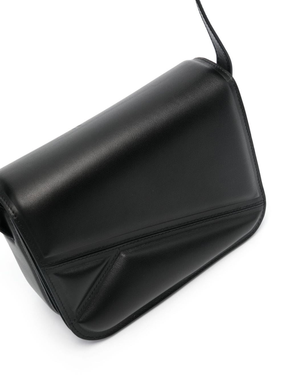 Shop Wandler Medium Oscar Trunk Shoulder Bag In Black
