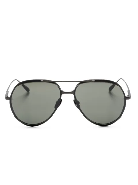 Linda Farrow lentes de sol Matisse con armazón estilo piloto
