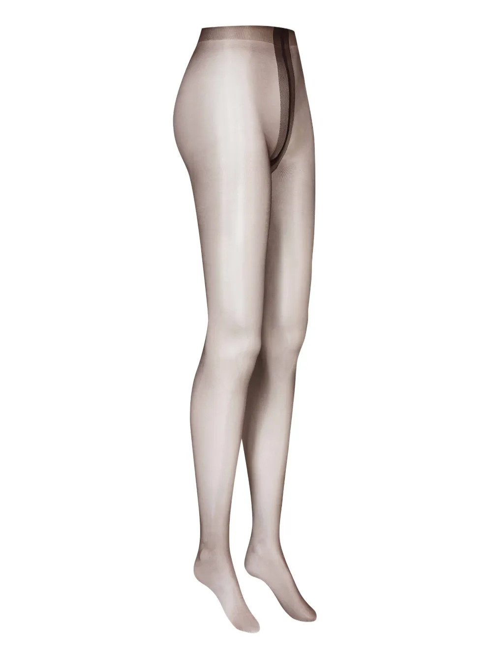 Maison Close Satijnen high waist panty Bruin