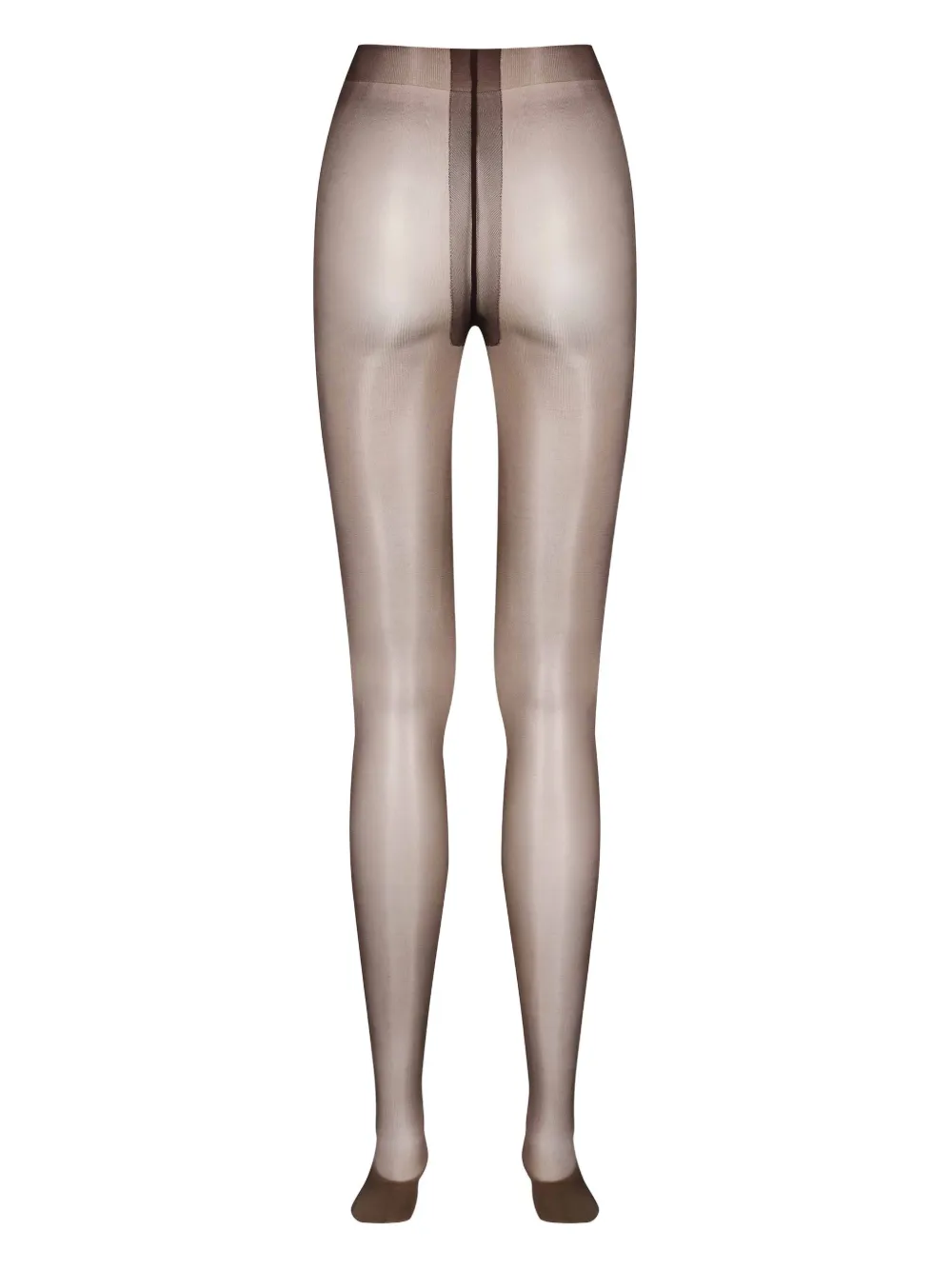 Maison Close Satijnen high waist panty Bruin
