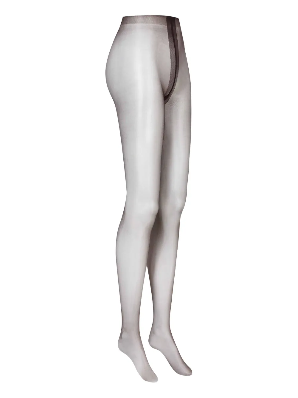Maison Close Semi-doorzichtige panty Grijs