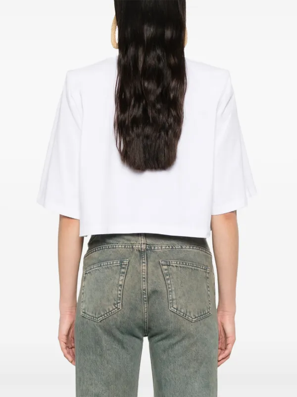 ISABEL MARANT Zaely クロップド Tシャツ | ホワイト | FARFETCH JP