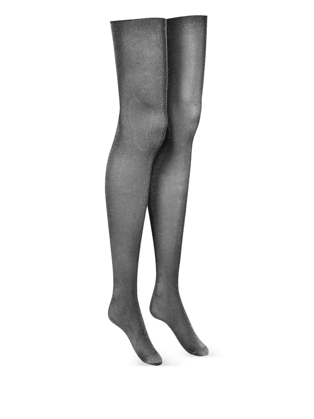 Maison Close Kousen met lurex Zilver