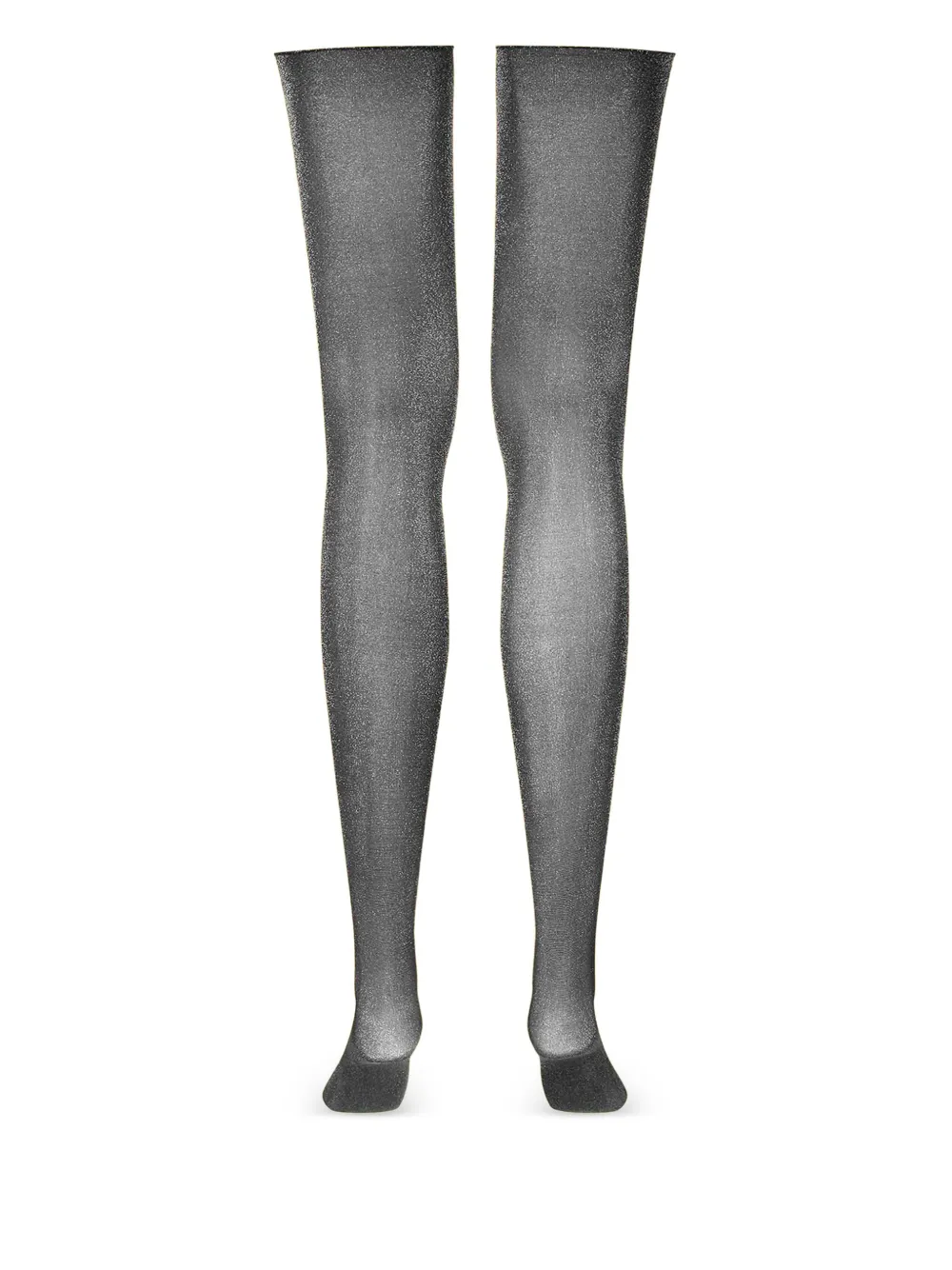 Maison Close Kousen met lurex Zilver