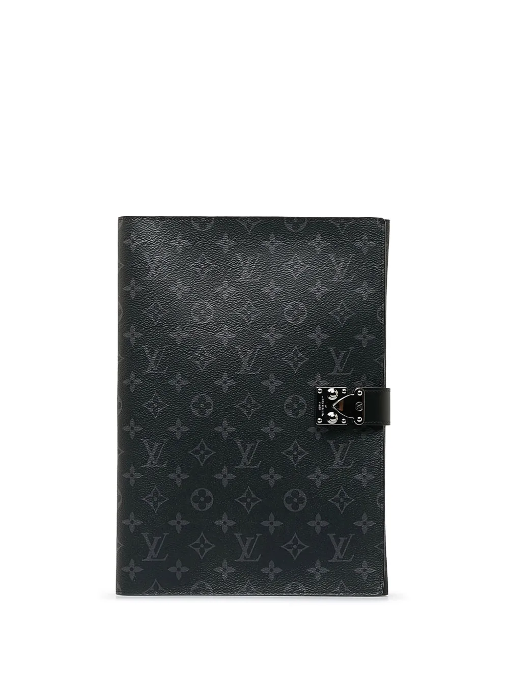 Louis Vuitton Pre-Owned 2019 Louis Vuitton Monogram Eclipse Franck Folder – Black