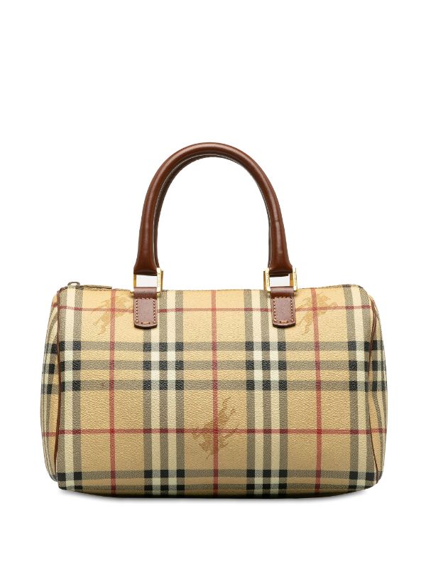 Burberry Pre-Owned 2000-2017 Burberry Mini Haymarket Check Boston 