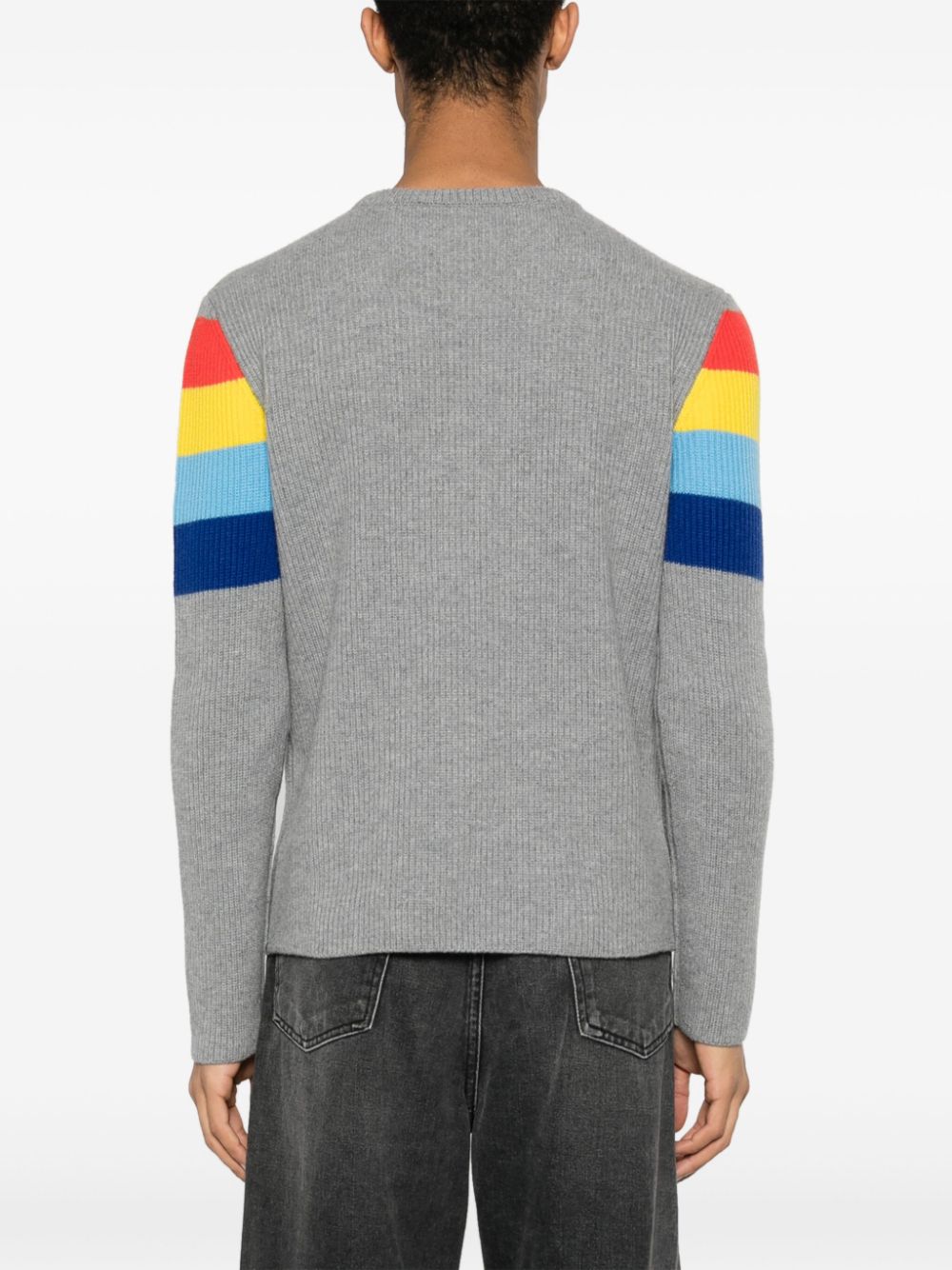 LOEWE colour-block intarsia jumper Men