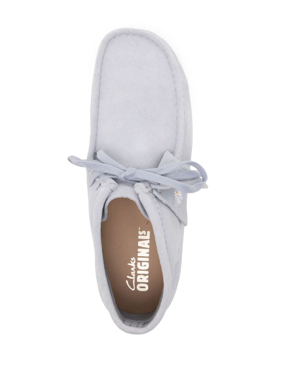 Clarks Wallabee Suede Boots In Blue