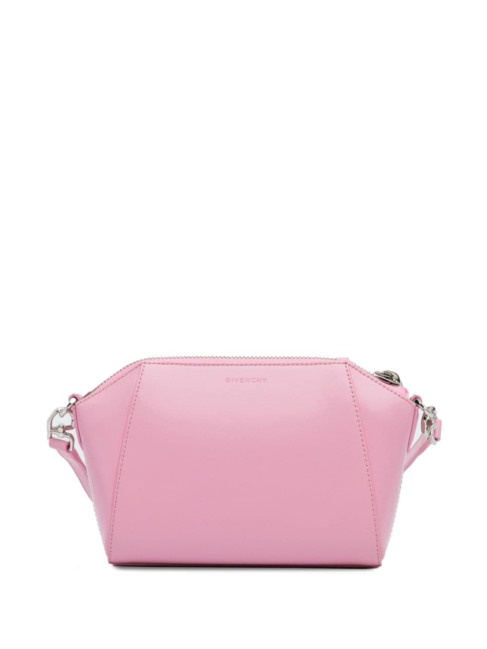 Pre-owned Givenchy Mini Antigona Shoulder Bag In Pink