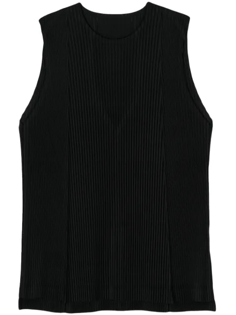 Homme Plissé Issey Miyake pleat-detail plissé-effect tank top