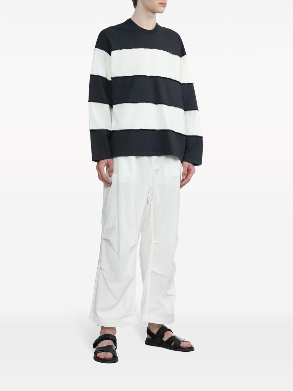 Image 2 of Sunnei Coulisse cotton cargo trousers