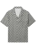 ERL checked short-sleeve shirt - White