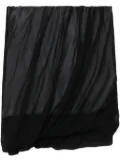 Helmut Lang Bubble gathered miniskirt - Black