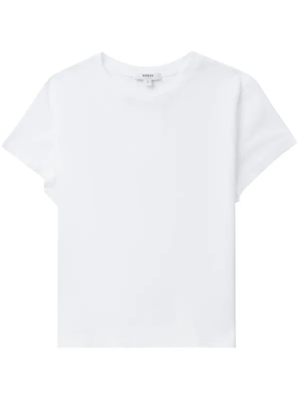 AGOLDE Adine shrunken-fit Tee | White | FARFETCH AZ
