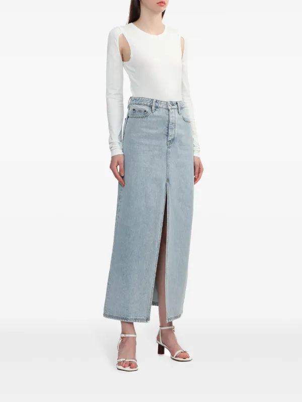 Helmut Lang カットアウト ファインニットセーター | ホワイト