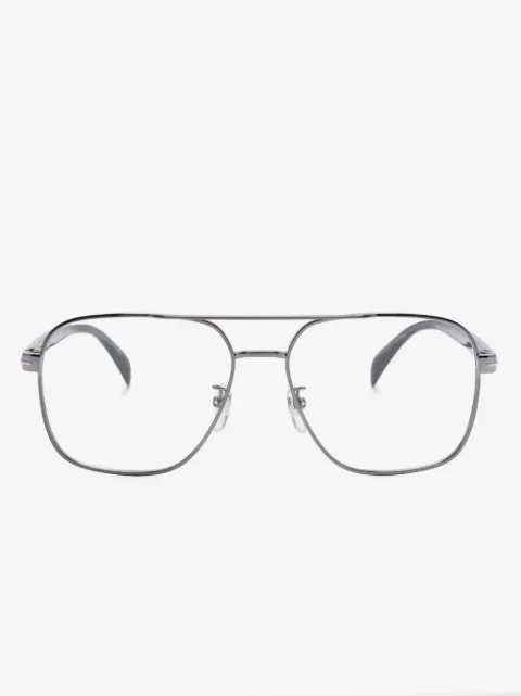 Eyewear by David Beckham DB 7103 pilot-frame glasses