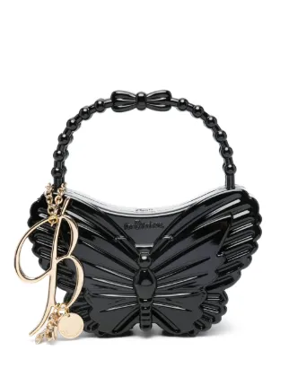 Blumarine x forBitches butterfly shaped Tote Bag Black FARFETCH CA