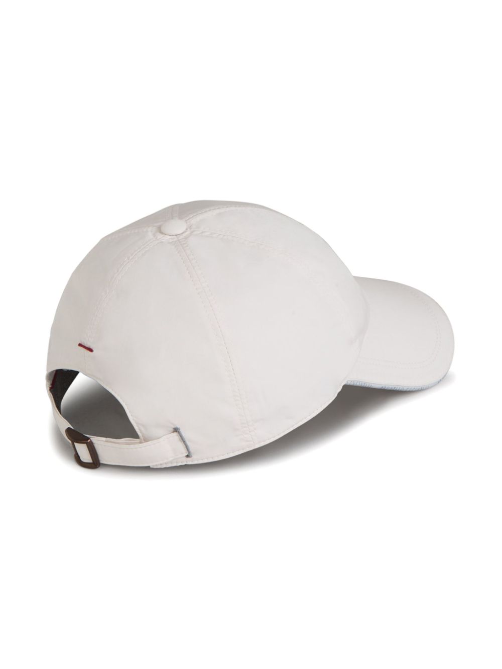 Brunello Cucinelli logo-embroidered cap - White