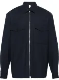 Altea Sven zip-up shirt jacket - Blue