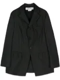 Comme Des Garçons Comme Des Garçons single-breasted pinstripe blazer - Black