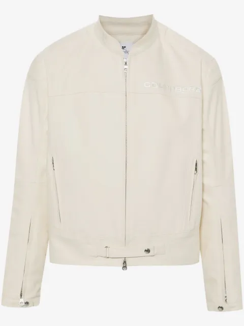 Courrèges embroidered-logo jacket