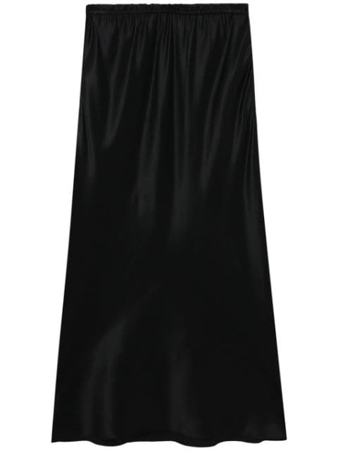 Simone Rocha elasticated-waist silk midi skirt