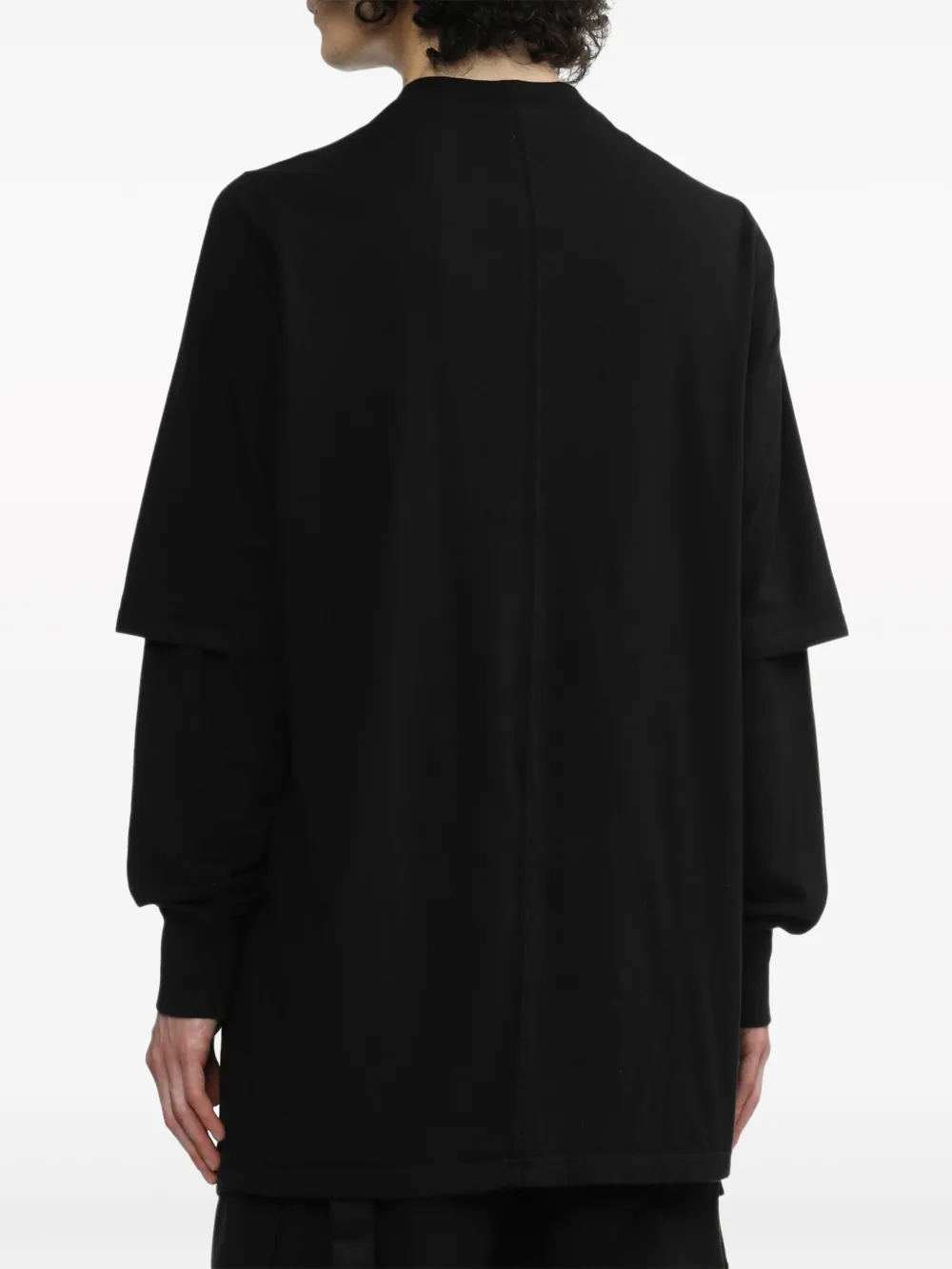 Rick Owens DRKSHDW double-layered Cotton T-shirt | Black | FARFETCH AZ