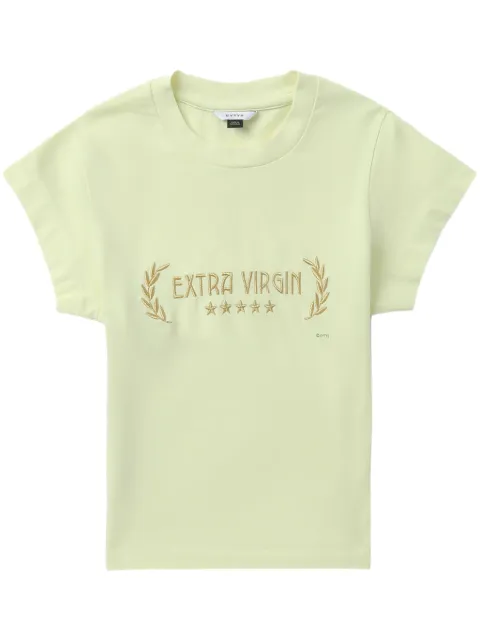 EYTYS Zion slogan-embroidered T-shirt