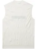 Helmut Lang crushed fine-knit top - Neutrals