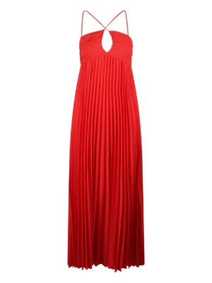 blue and white drop waist dress Nellie Drop Waist Maxi Dress in Blue main image 0