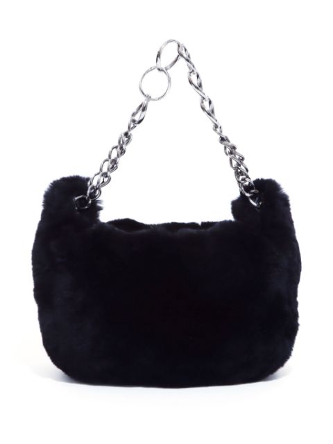 CHANEL 2002-2003 faux-fur shoulder bag Women