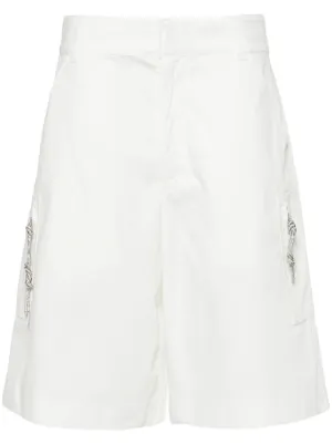 ショートパンツ DARKPARK Women Shorts  Burmudas 412320 WTR36PFAC77 WHITE WSPLYSPJY Women's Black and White Checkered Shorts Athletic